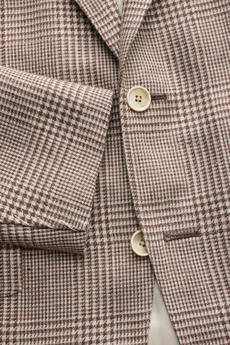 Caruso Sakko 'Aida' braun/sand kariert