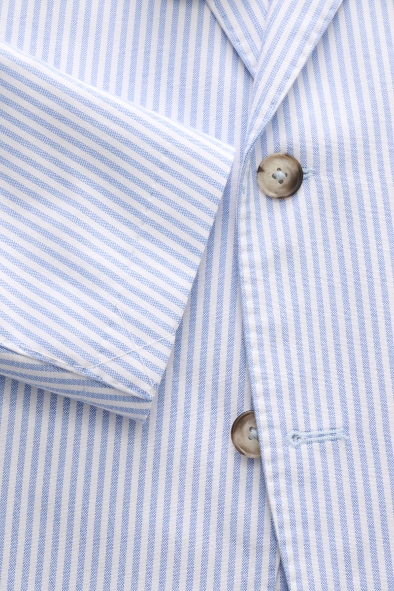 Giampaolo Smart-casual jacket light blue/white stripes