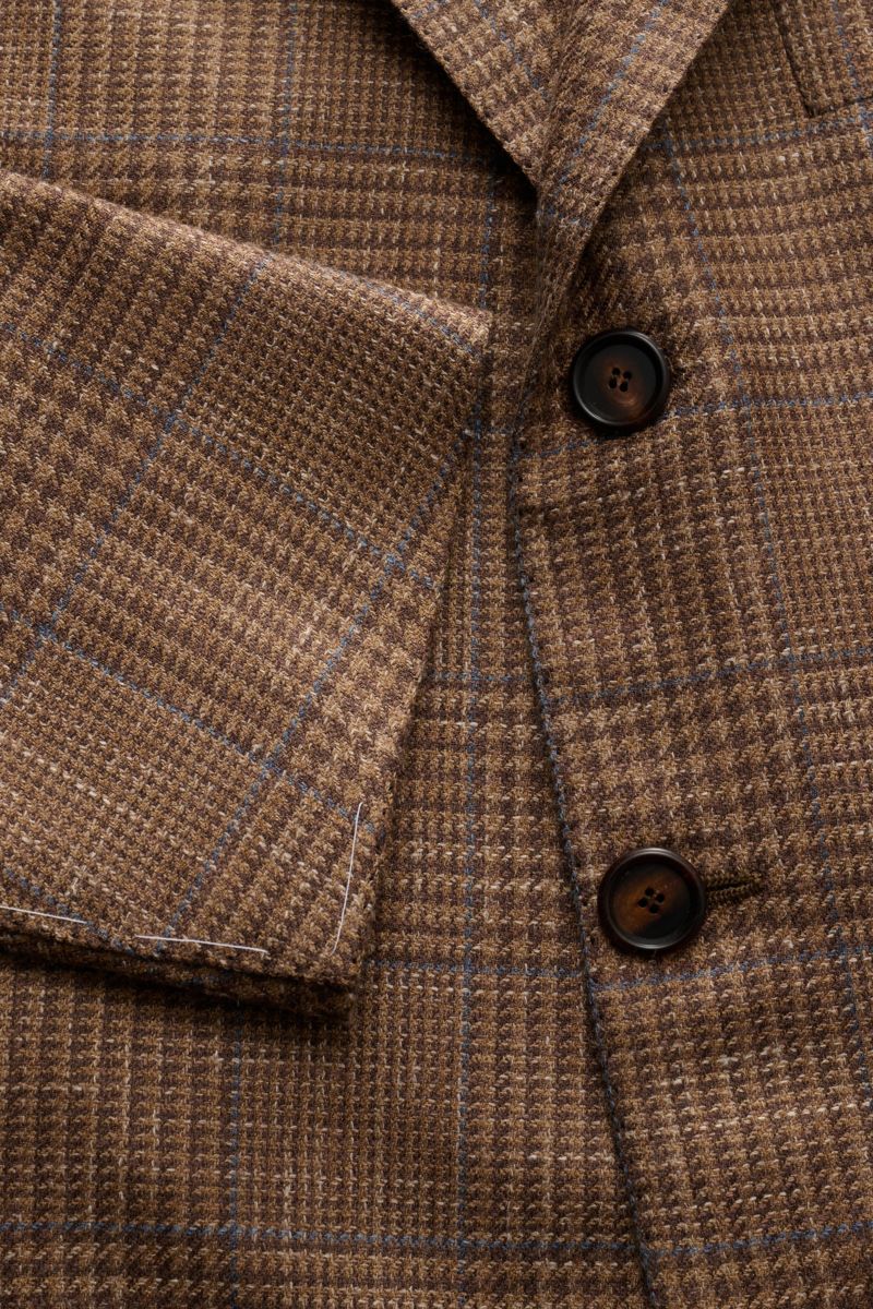 Cesare Attolini Smart-casual jacket brown/dark brown checked