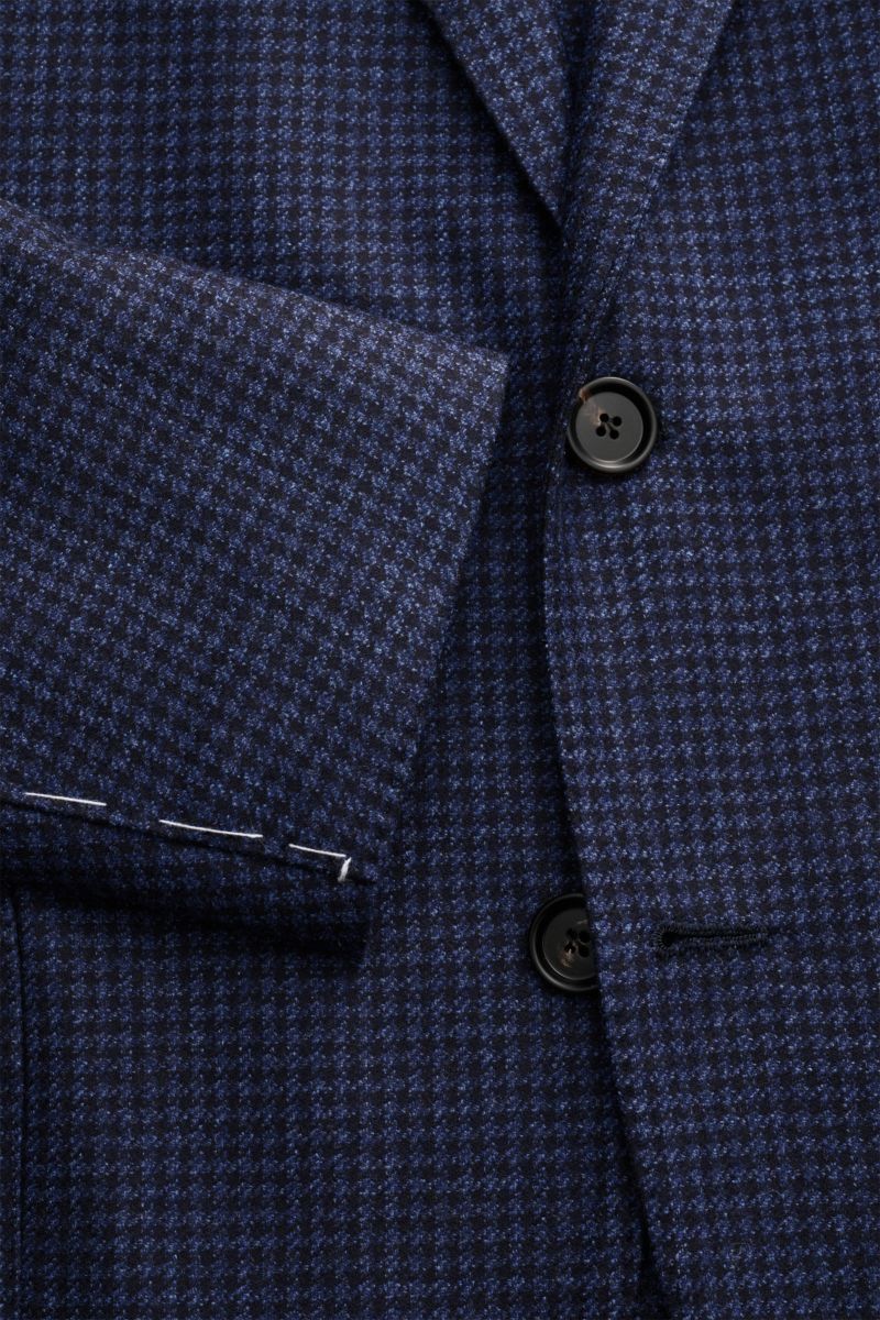 Borrelli Sakko 'Procida' dunkelblau/schwarz kariert