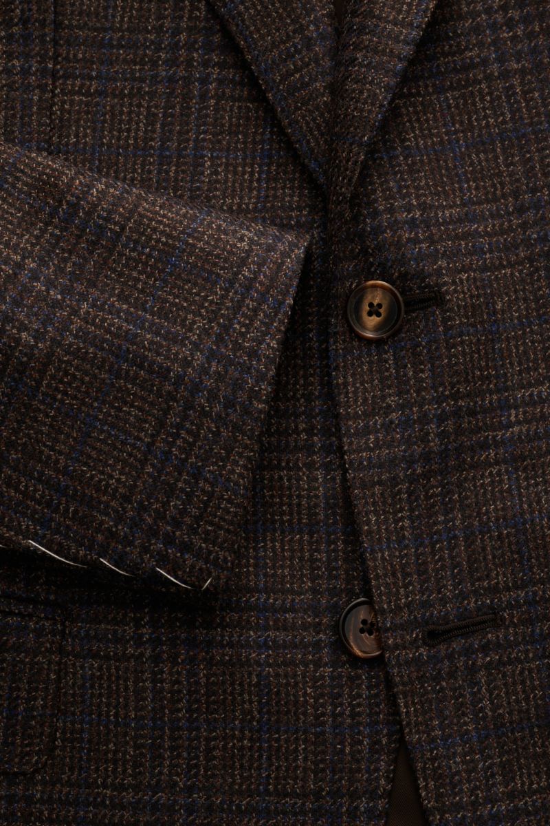 Caruso Sakko 'Aida' dunkelblau/braun/schwarz kariert
