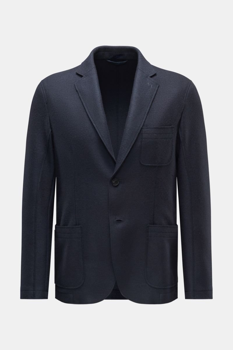 Smart-casual jacket 'Travel Revers' grey-blue