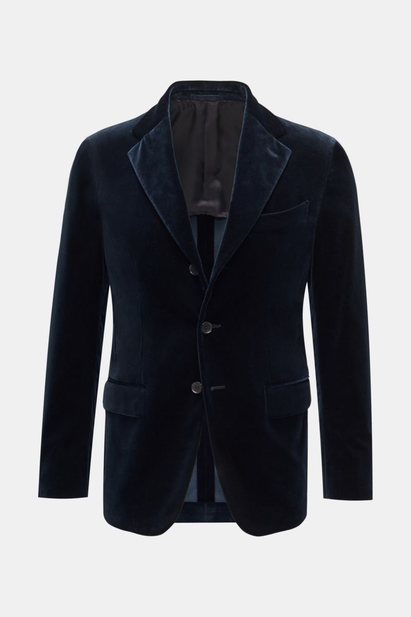 Velvet jacket 'Aidan' dark navy