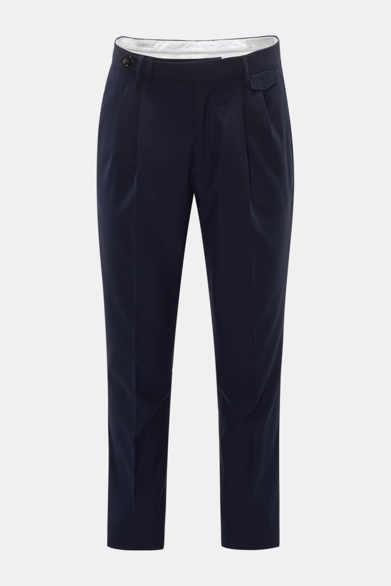 Wollhose 'Leisure Fit' navy