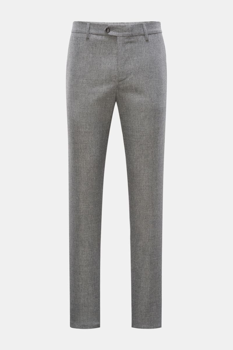 Wool trousers 'Evo' light grey