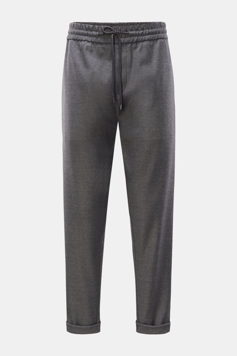Wool jogger pants 'Yuri' grey
