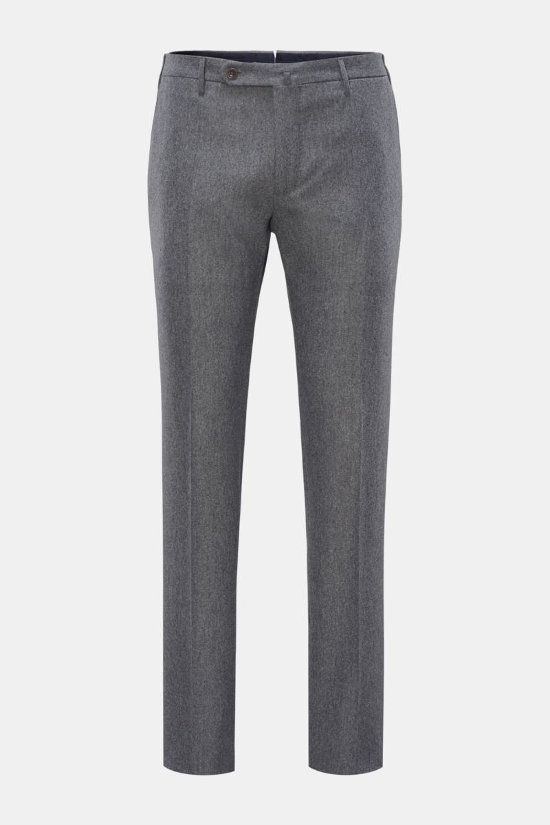 Wool trousers 'Slim Fit' grey