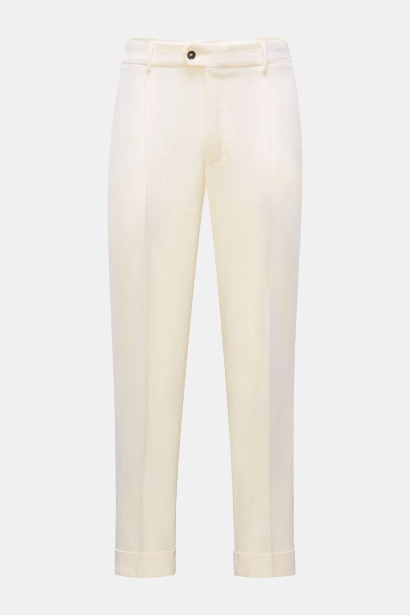Wool trousers 'The Reporter' cream