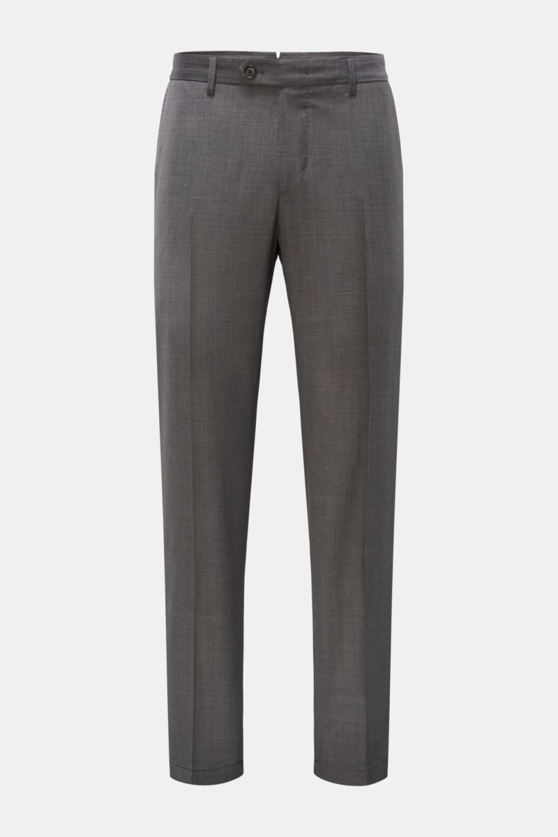 Wool trousers 'Peso 2' dark grey