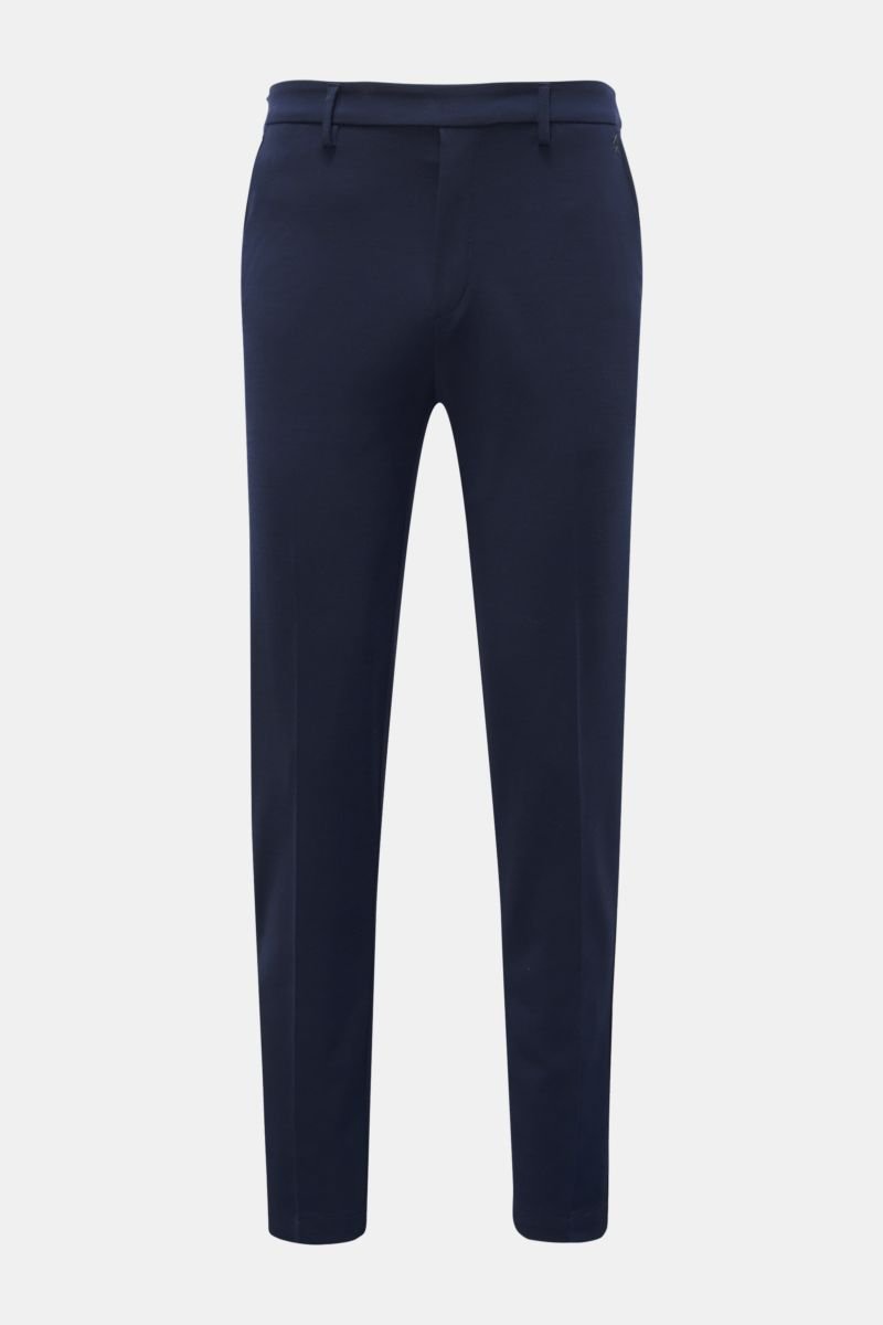 Woll-Joggpants 'Travel Luxe Chinos' dunkelblau
