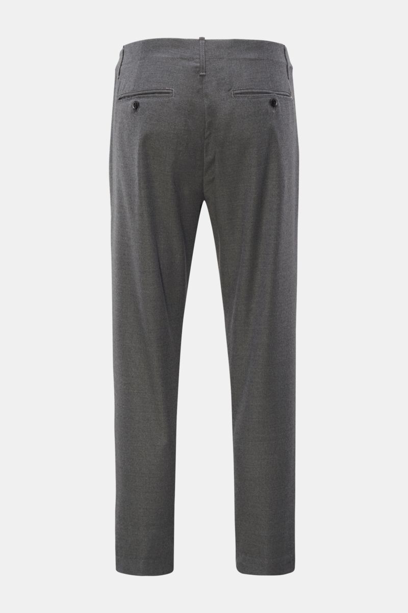 Dondup Wool trousers 'Ben' dark grey