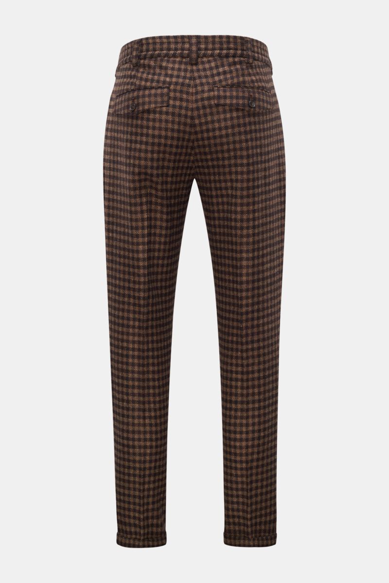 PT Torino Jogger pants 'The Rebel' light brown/black checked