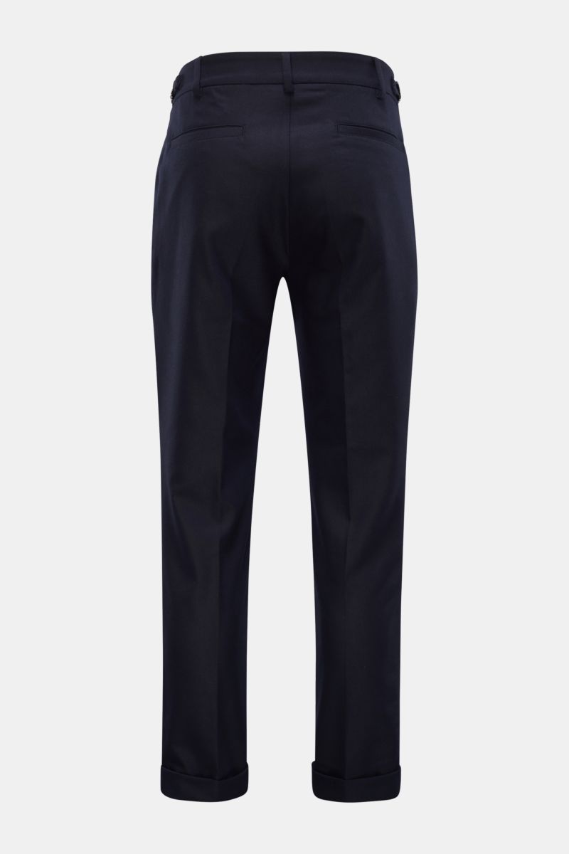 04651/ A trip in a bag Wollhose 'Flannel Pants' navy