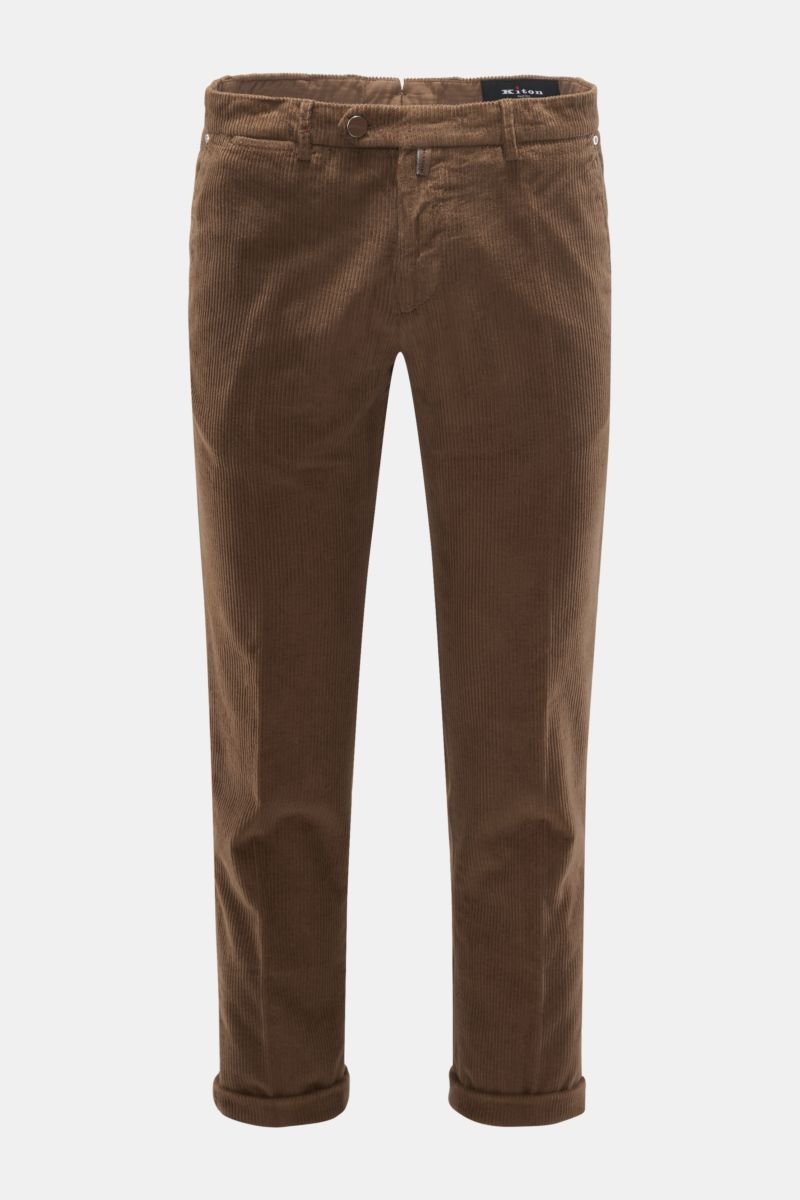 Corduroy trousers brown