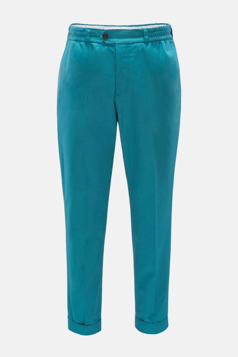 Cotton trousers 'The Rebel' teal