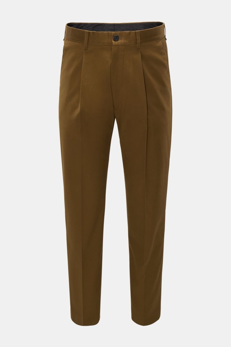 Cotton trousers olive