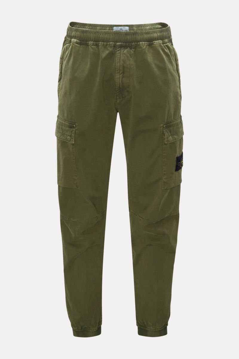 Cargo jogger pants olive