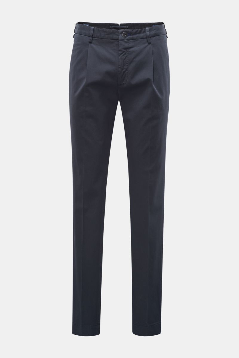 INCOTEX trousers 'Tapered Fit' navy BRAUN Hamburg