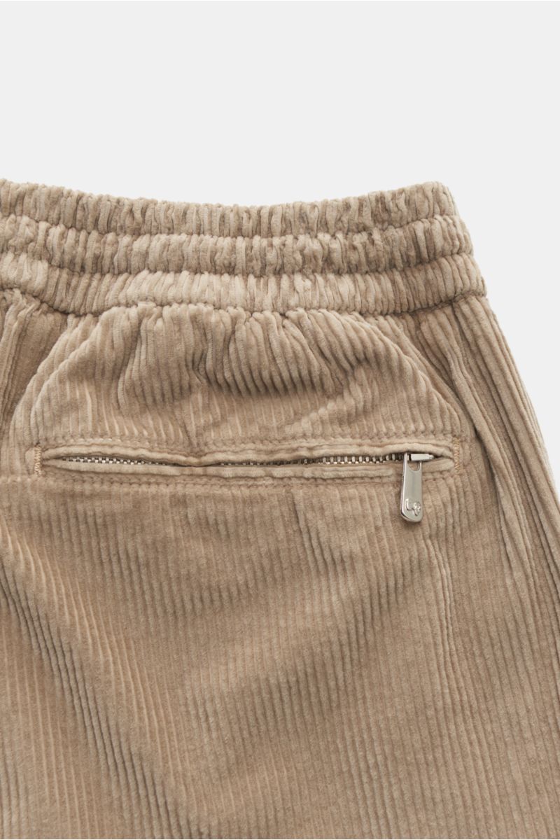 Marco Pescarolo Cord Cargo-Jogpants 'Tor' beige