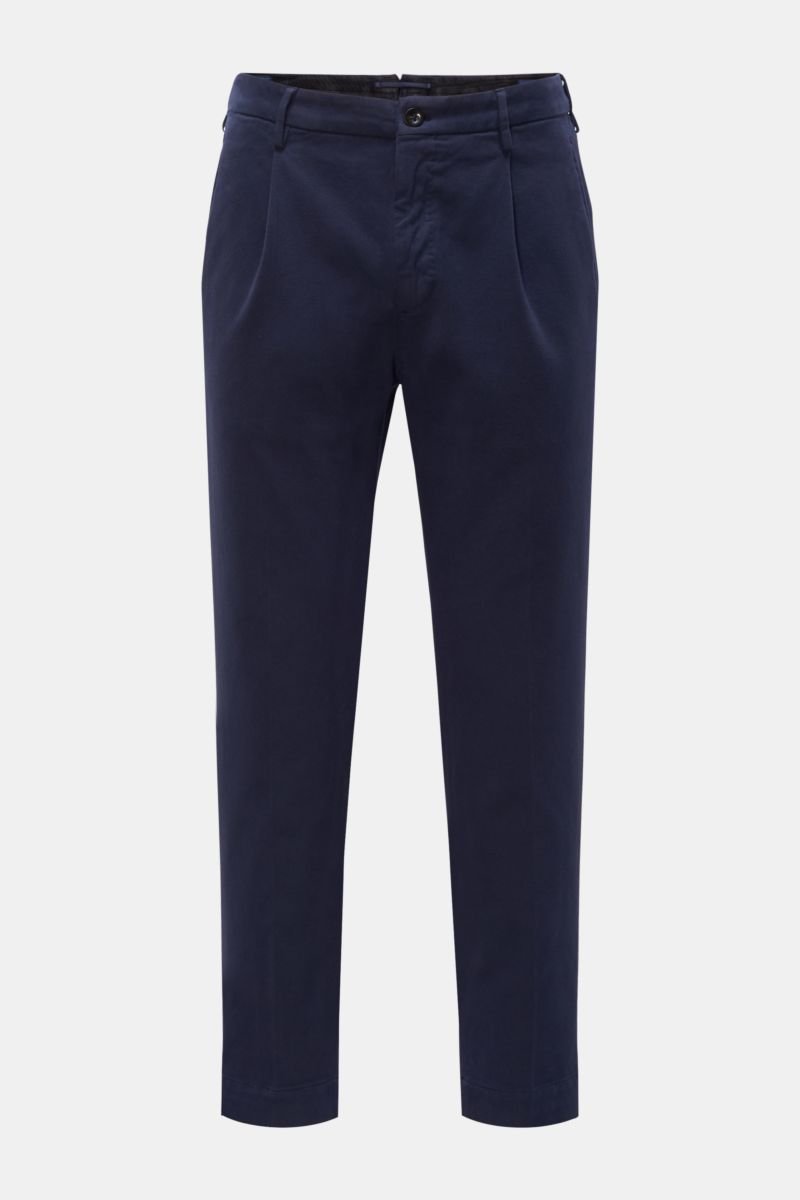 Baumwollhose 'Tapered Fit' navy