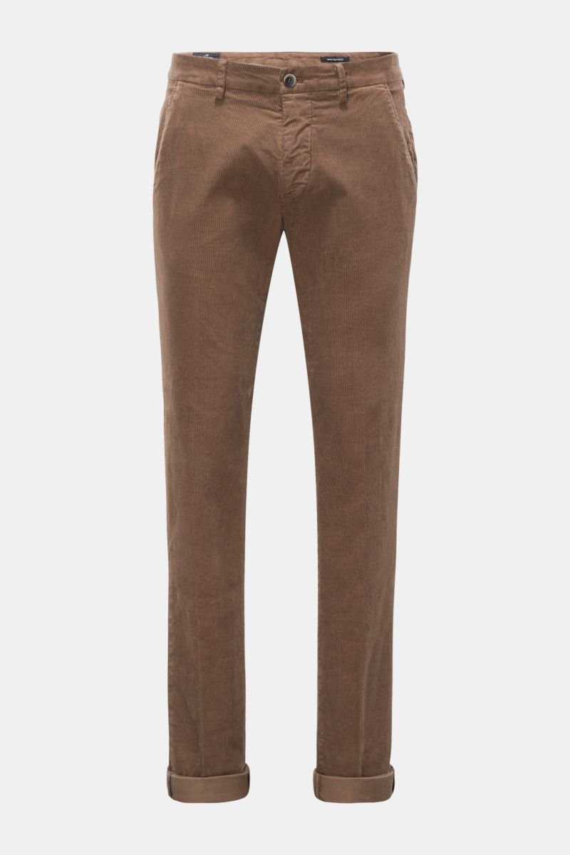 Corduroy trousers 'Torino' brown