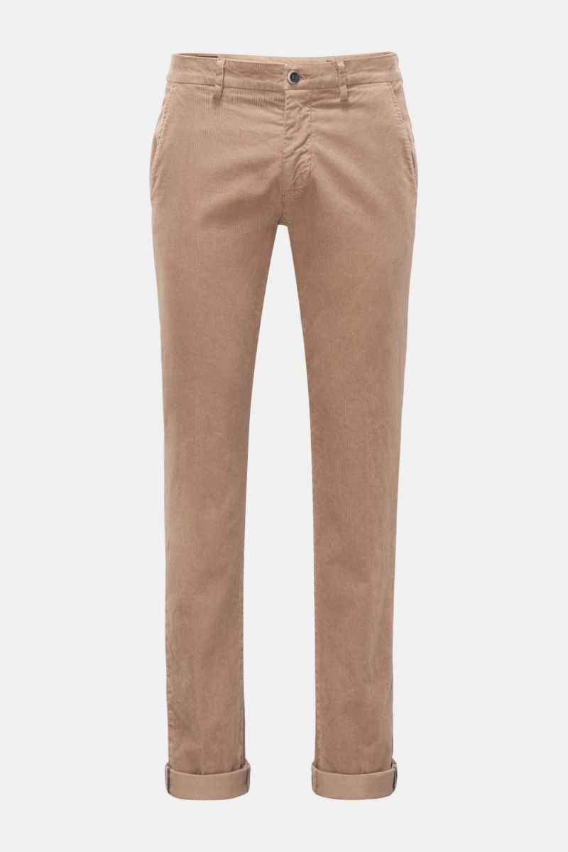Corduroy trousers 'Torino' beige