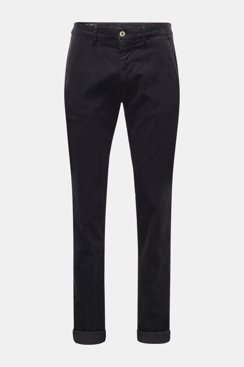 Corduroy trousers 'Torino' black