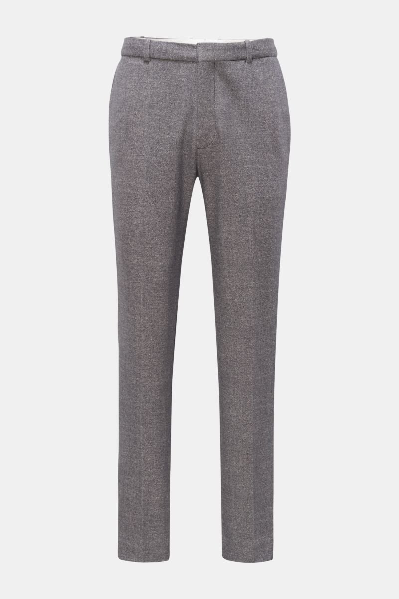 Jersey cotton trousers grey
