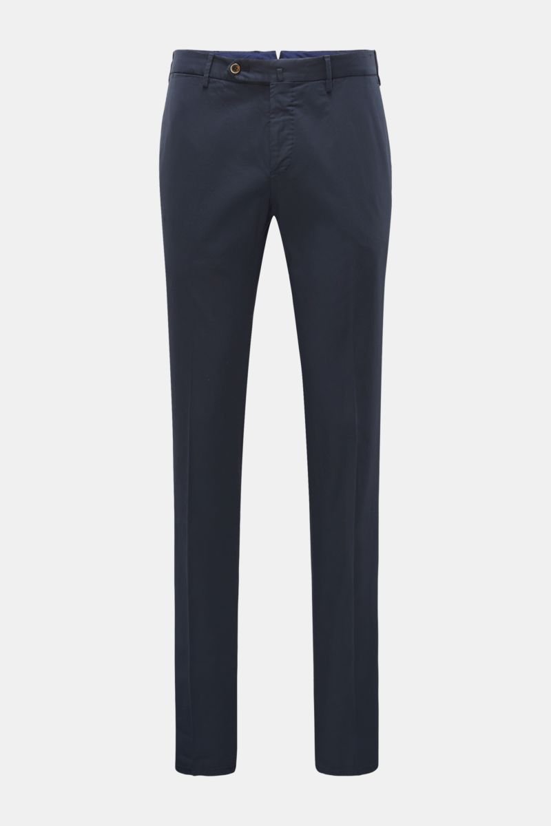 Cotton trousers 'Slim Fit' navy