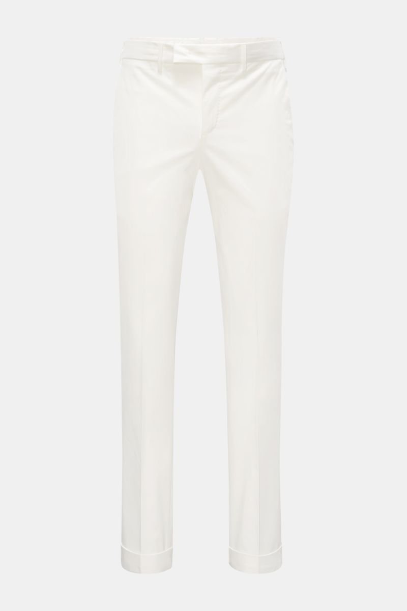 Cotton trousers 'Master Fit' off-white