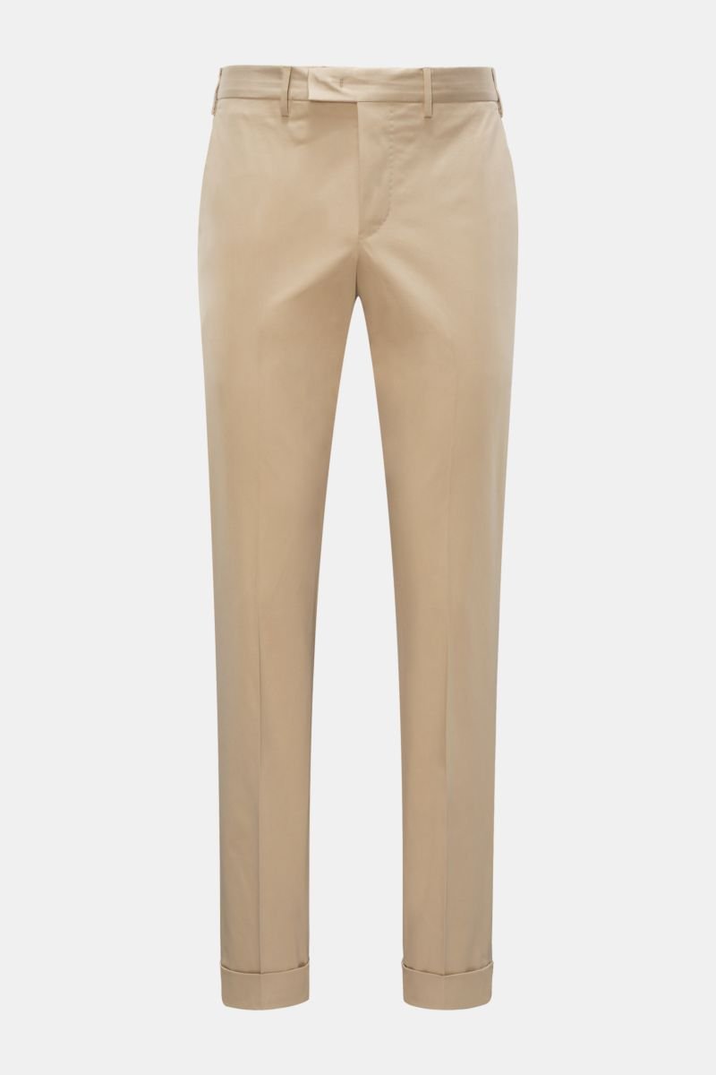 Cotton trousers 'Master Fit' beige