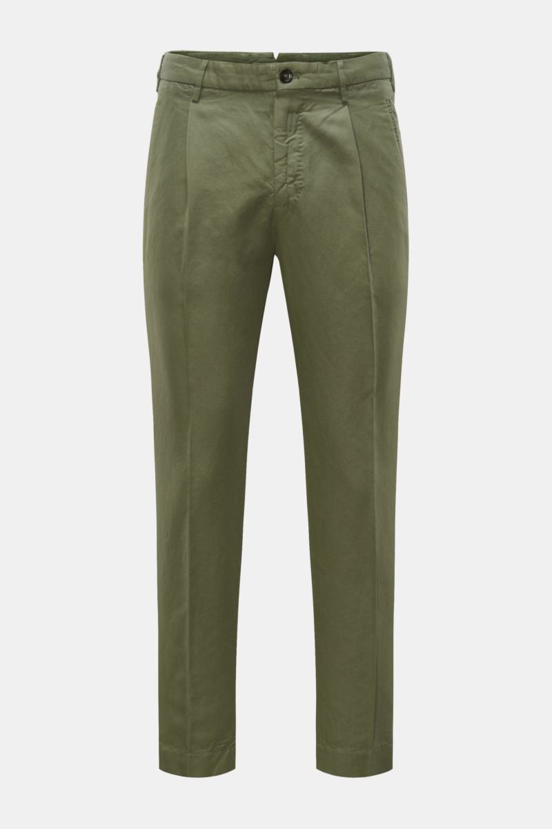 Trousers 'Tapered Fit' olive