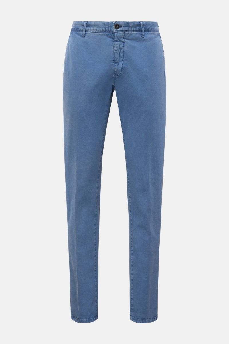 Cotton trousers 'Slim Fit' blue