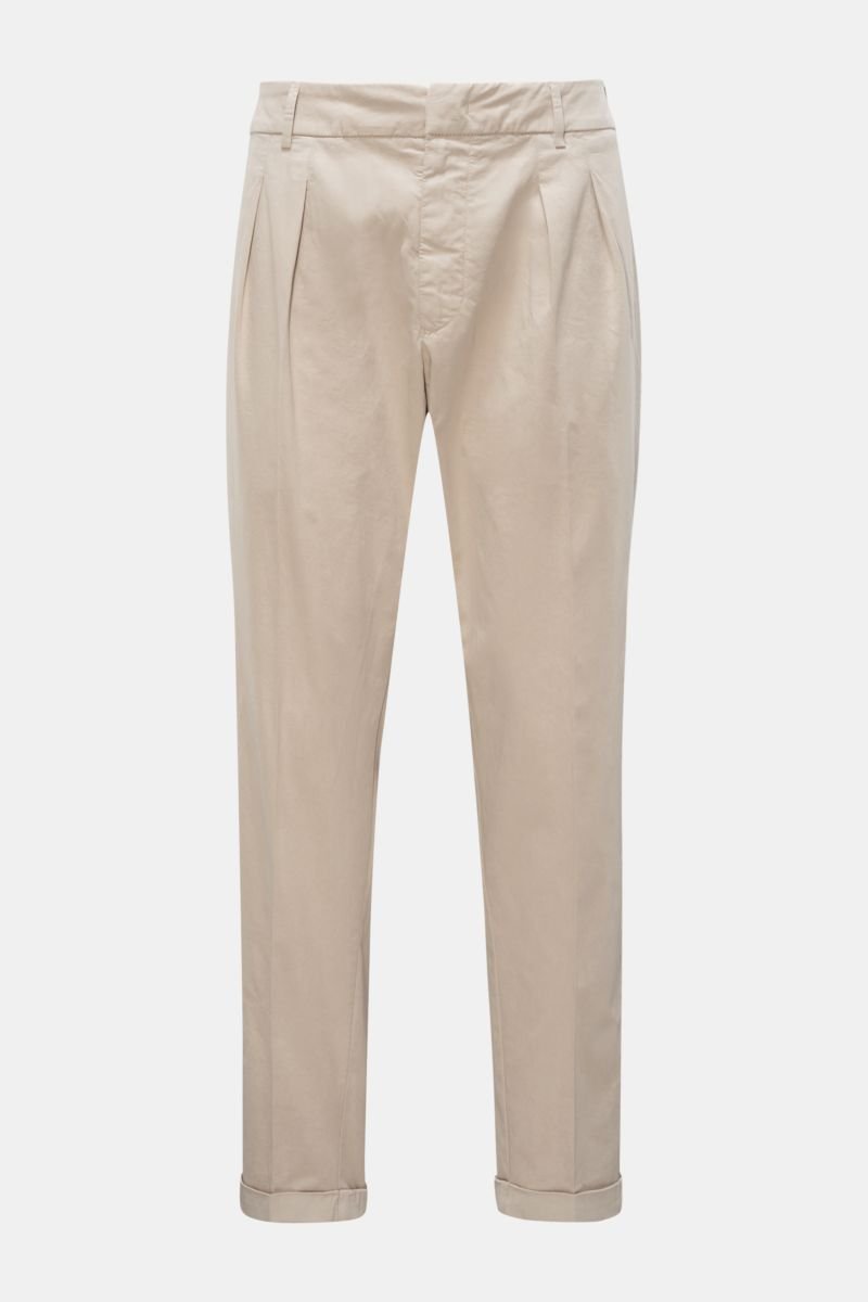 Cotton trousers 'Oscar' beige