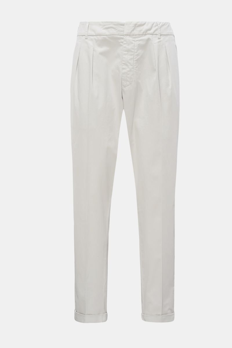 Cotton trousers 'Oscar' light grey