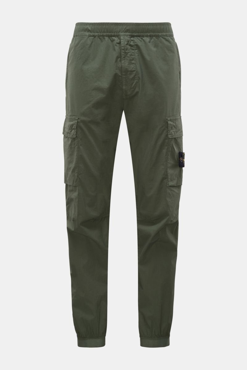Cargo jogger pants grey-green