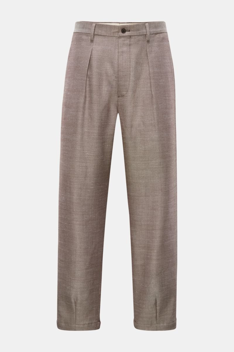Trousers brown/cream