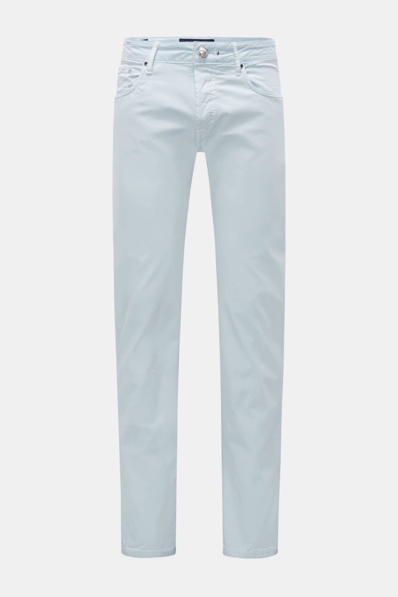 Cotton trousers 'Ravello' pastel blue