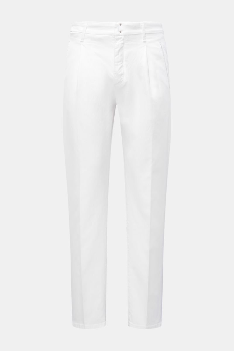 Twill trousers white