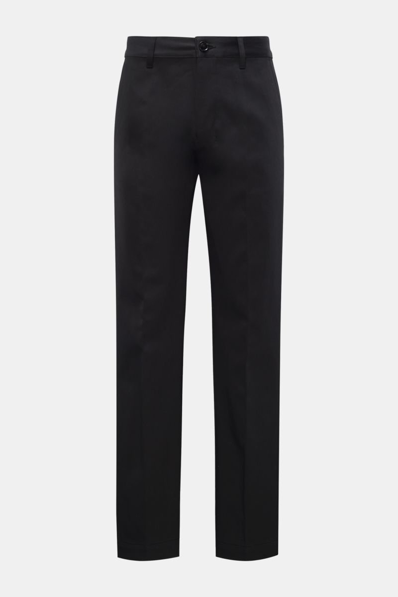 Cotton trousers black
