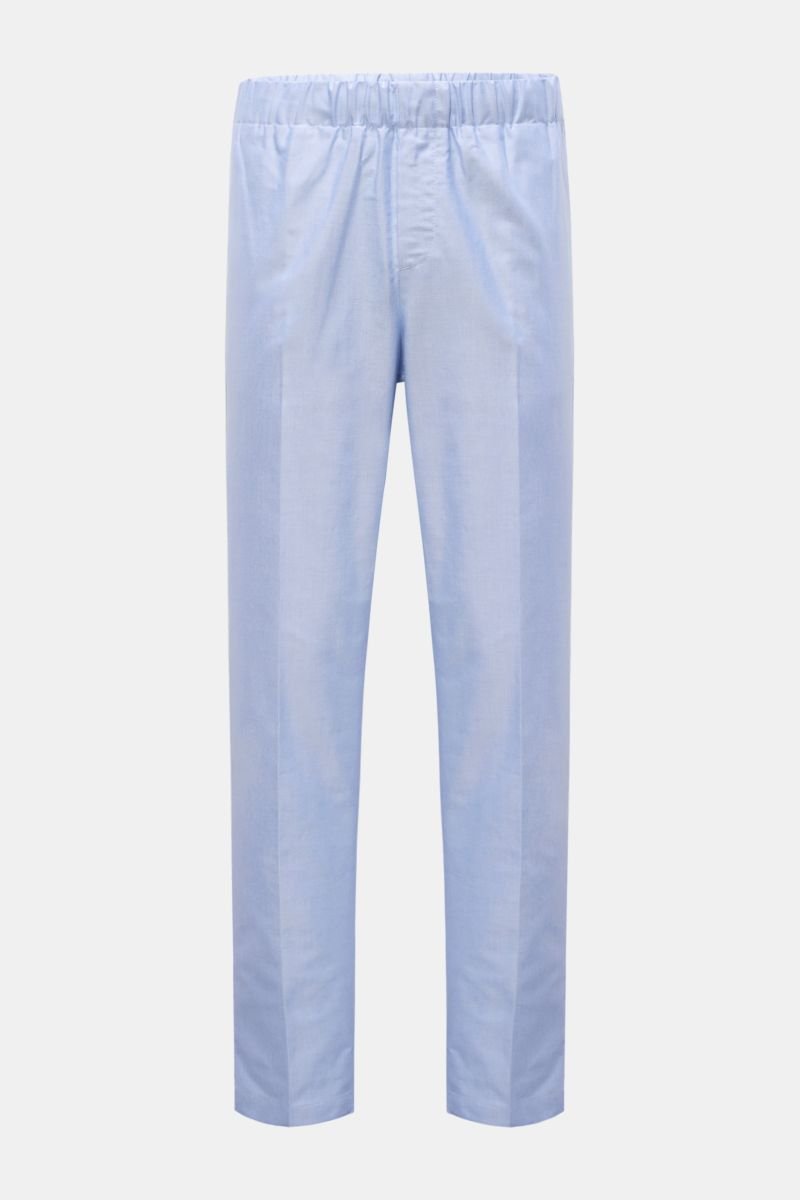 Cotton jogger pants 'Burano' light blue