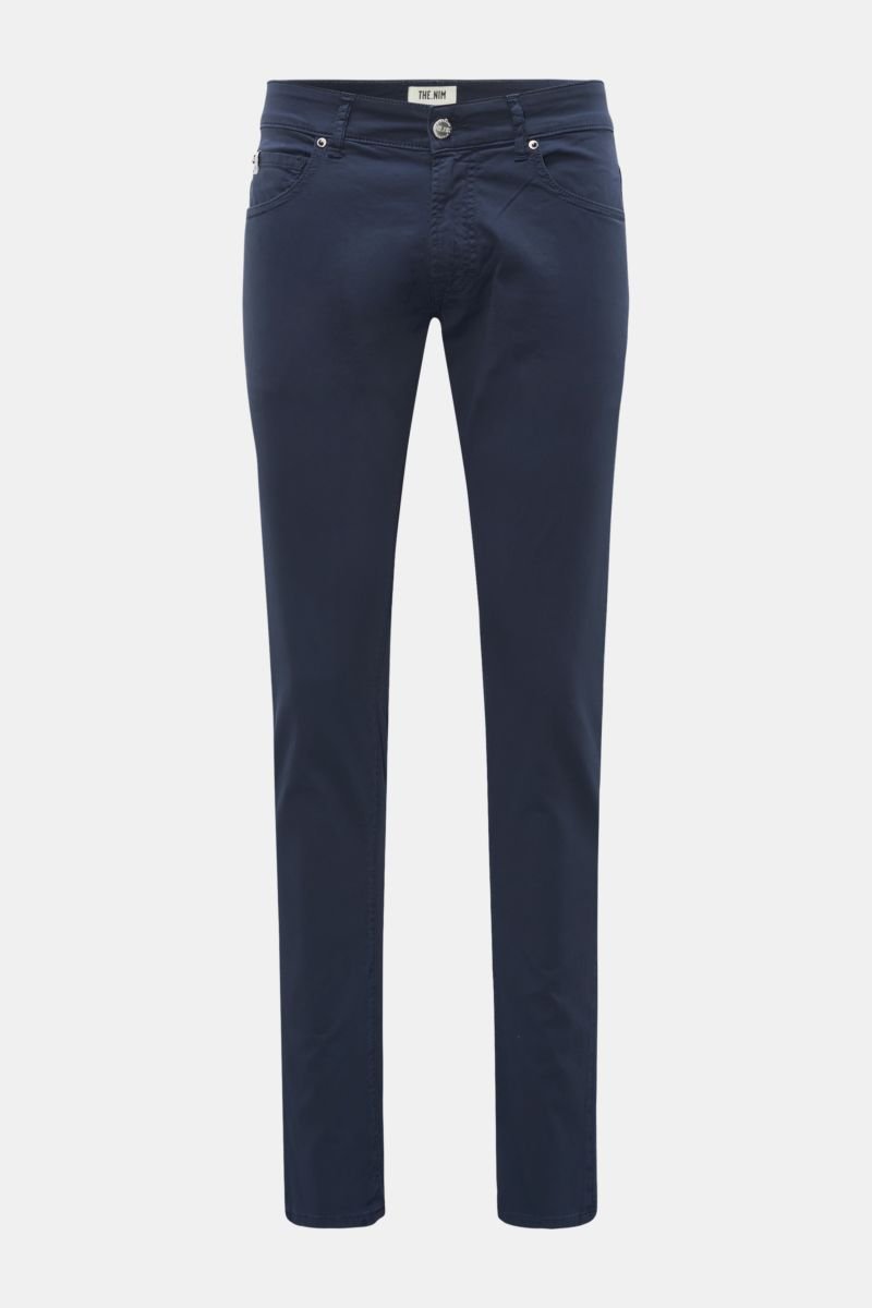 Cotton trousers 'Dylan' navy