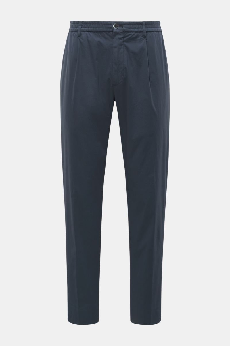Cotton trousers 'New Paul' dark blue