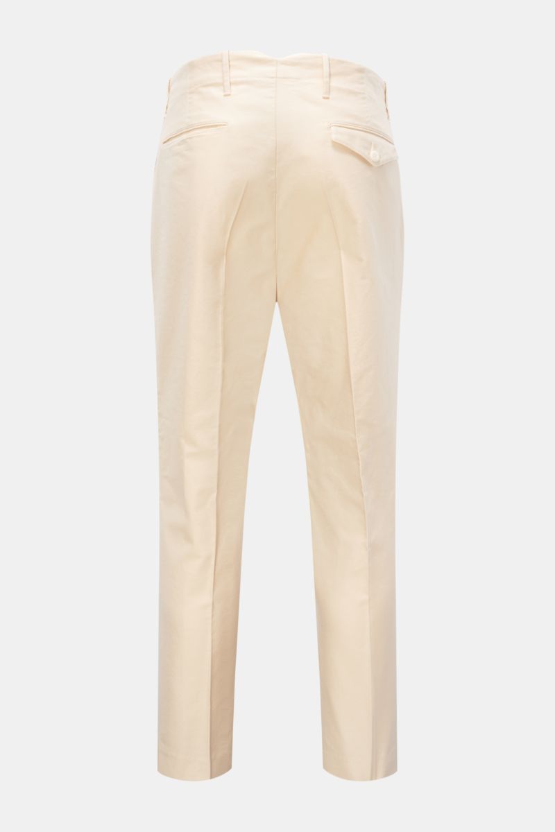 Hindustrie Chinos 'Obliquo 2Ply' cream