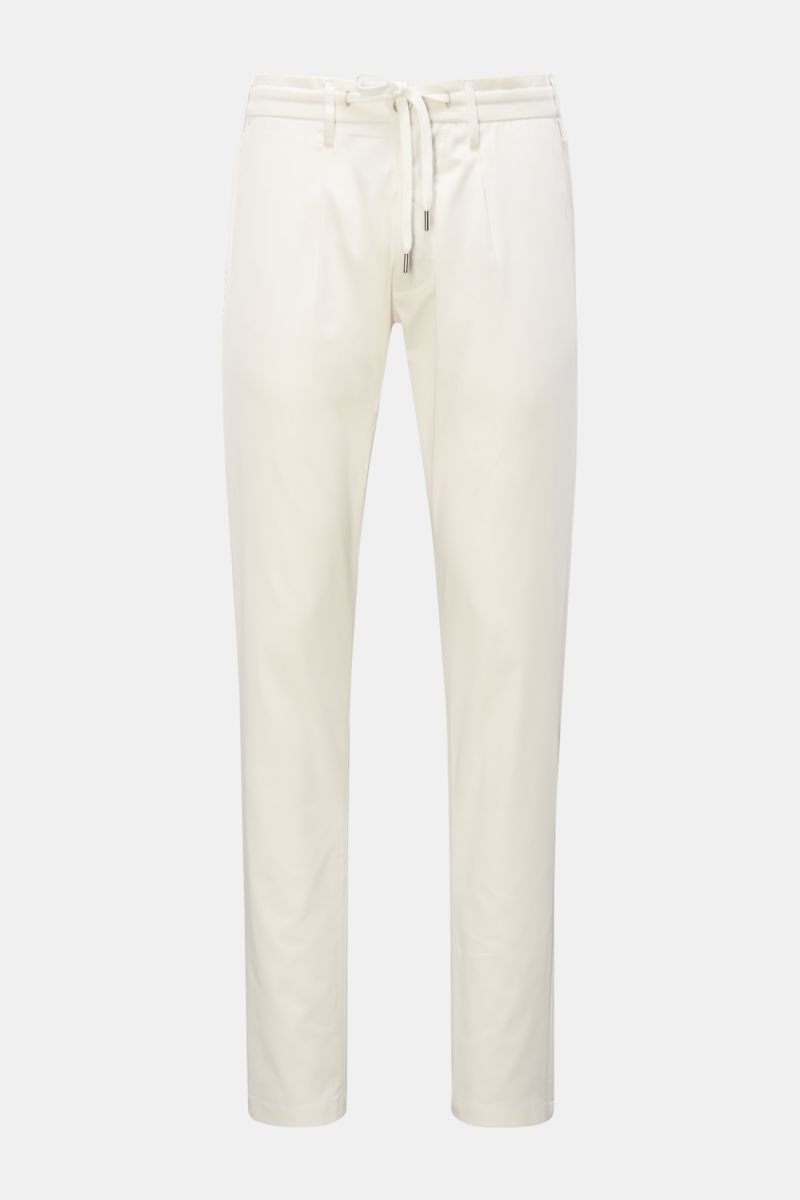 Jogger pants 'Soft Chino' off-white