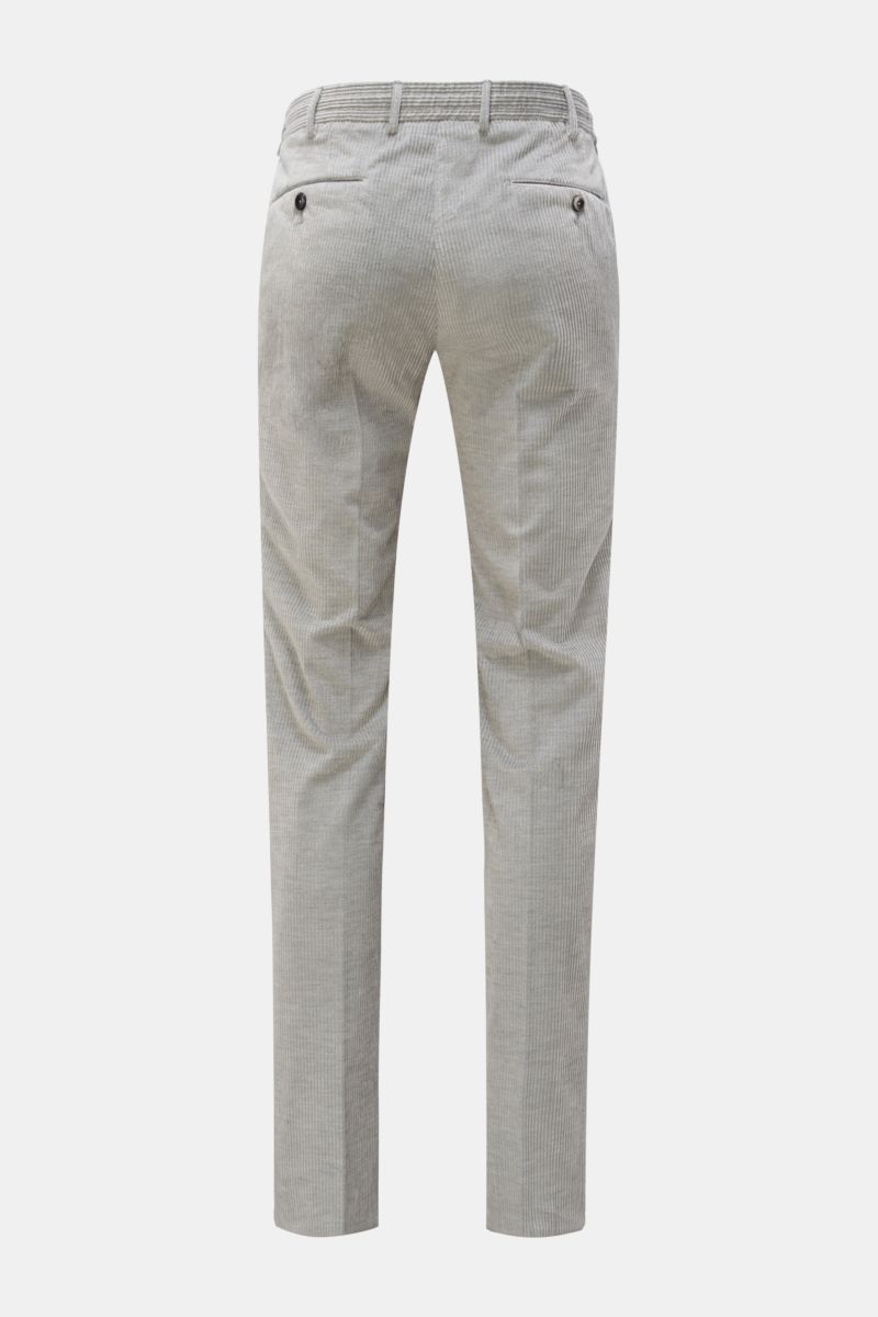 PT Torino Corduroy jogger pants 'Slim Fit' light grey