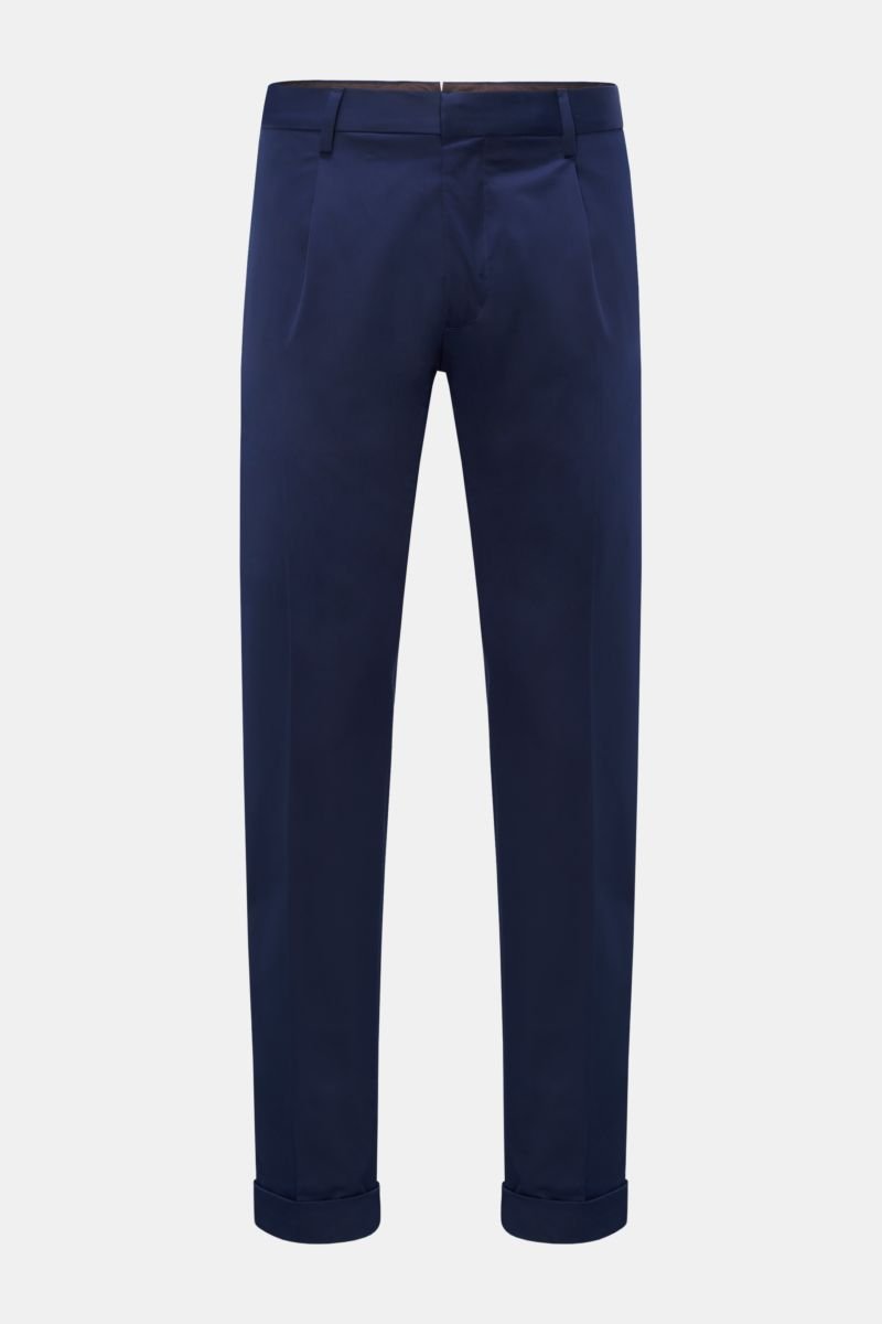 Cotton trousers 'Montale' navy