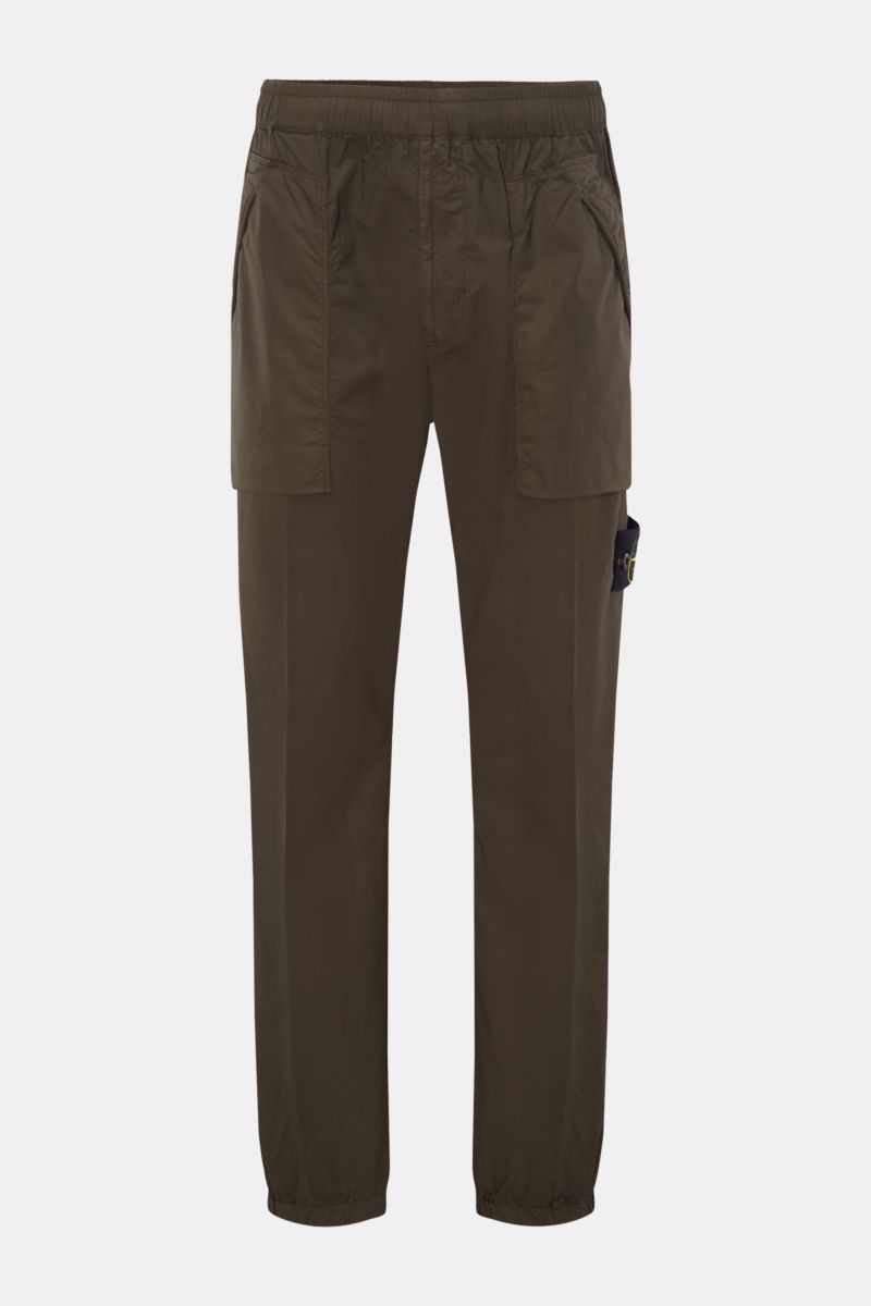 Stone Island Cargo-Joggpants oliv