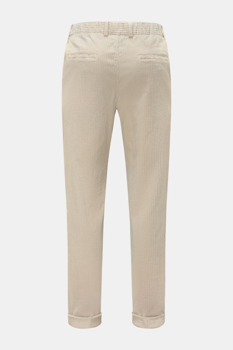 04651/ A trip in a bag Cord-Jogpants sand