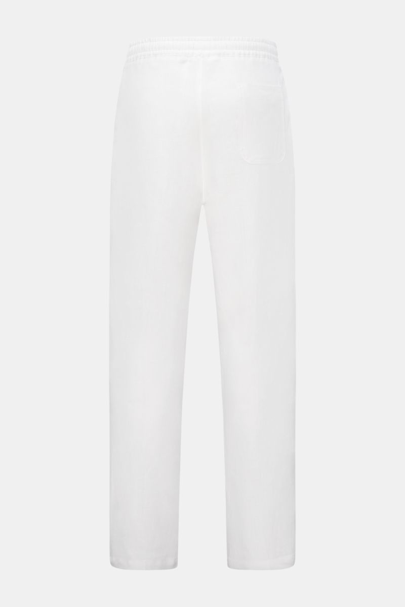 04651/ A trip in a bag Leinenhose 'Beach Pants' weiß